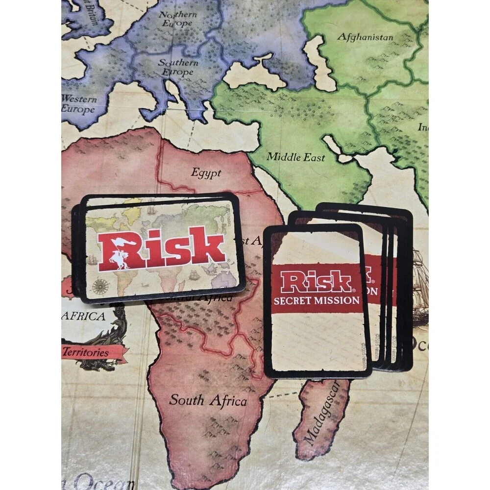 Risk The Game of Strategic Conquest Board Game Hasbro 2015 Modern Complete